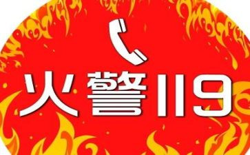 119消防总结报告通用6篇