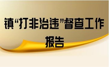 打非治违工作总结精选6篇