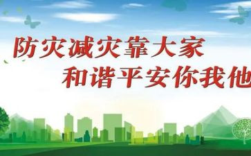 防灾减灾安全教育活动总结6篇