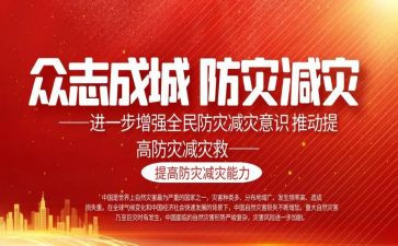 减灾委工作总结8篇