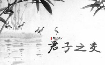 君子之道的读后感6篇