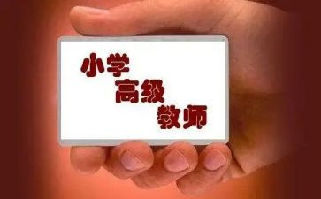 小学教师评高级职称个人总结5篇