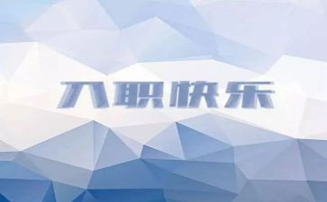初入职工作总结8篇