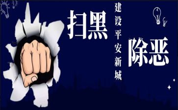 2024年扫黑除恶专项行动工作总结7篇