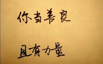 善的力量作文模板8篇