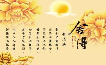 《舍得》读后感8篇