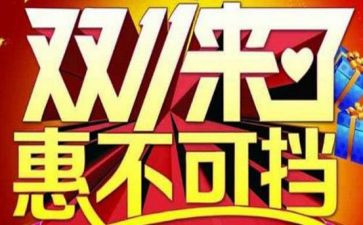 双11工作总结范文精选6篇