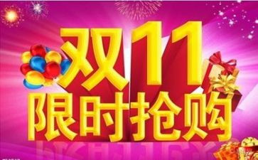 双11促销方案模板7篇