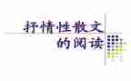 抒情类作文5篇