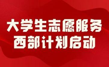 2024年西部计划志愿者工作总结8篇