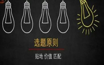 选题调查报告7篇