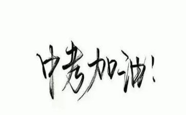 中考的励志演讲稿模板5篇